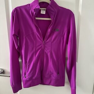 The North Face Lightweight Purple Zip-Up Jacket